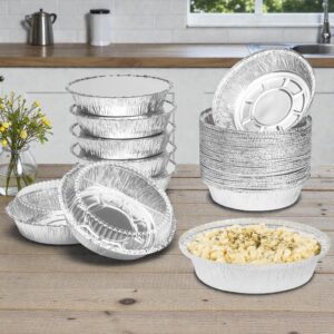Round 7" Aluminium Container / Foil Pan - 500/Cs