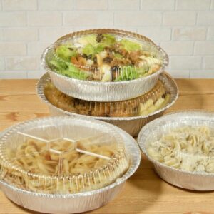 Round 9" Aluminium Container / Foil Pan - 500/Cs