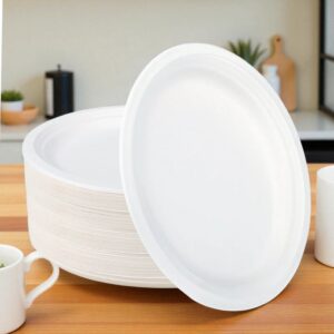 Biodegrdable 12" Oval Platter / Plate 500/Cs