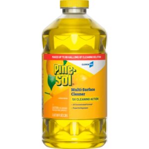 Pine-Sol® Lemon All Purpose Cleaner Deodorizer 80 OZ Multi Surface Screw Cap 3/Case