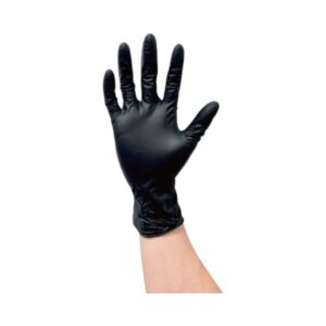 NITRILE GLOVES BLACK LARGE 1000/CS