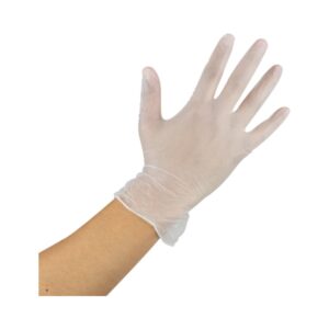 VINYL CLEAR MEDIUM GLOVES 1000/CS