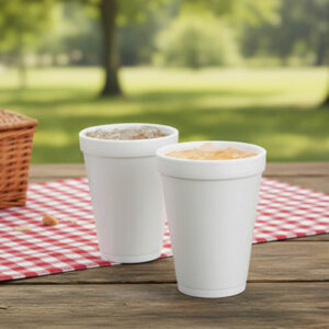 Dart 12J12 12oz White Foam Cup - 1000CS