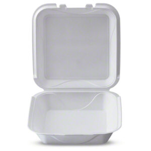 DARNEL S1 FOAM HINGED LID TOGO CONTAINER 9X9X3 200/CS