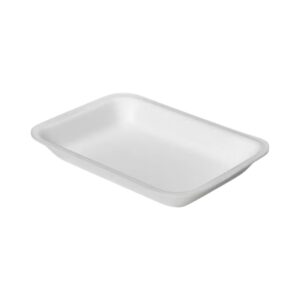 2PL WHITE FOAM TRAY / MEAT TRAY (500/CS)