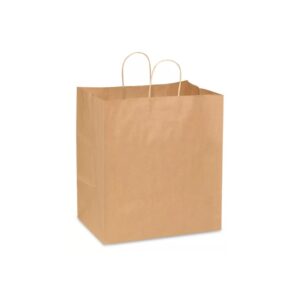 MARK Kraft Bag with Handle SUPER ROYAL 14X10X16 - 200/CS