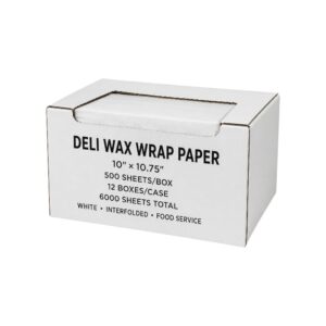 10"x10.75" Senior Deli Wax Wrap Paper 6000/Cs