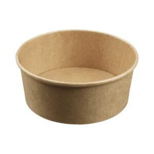 Salad Bowl 24oz (750ml) Kraft Round 300/Cs