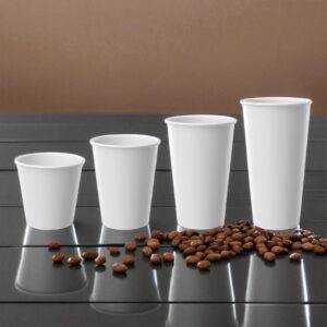 Paper Hot Cups 8oz 1000/Cs