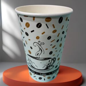 Paper Hot Cup Printed 16oz - 500/Cs