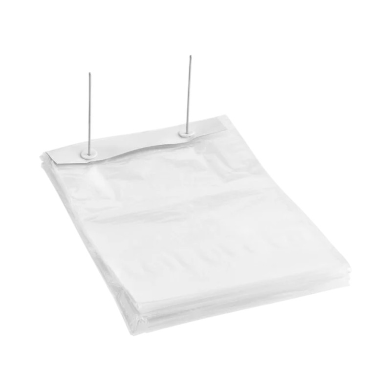 LK Plastics Poly Bag Gusseted On Wicket Dispenser Clear, 11X14, 1 Mil – 1000/Cs