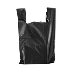 DAP EXTRA HEAVY BLACK T-SHIRT BAG 1/6 (26M) - 500 PCS/CS