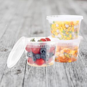 EMPRESS Heavy Duty Deli Containers 12oz Clear Combo Pack - 240/Cs