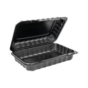 MFPP BLACK CLAMSHELL TO-GO BOX 9X6 (150/CS)