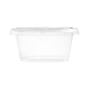 Jovials Clear Plastic 3.25oz Portion Cups - 2500/CS