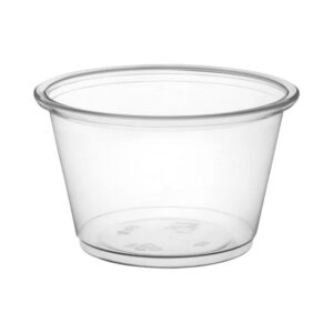 Plastic 4oz Clear Portion Cups 2500/CS