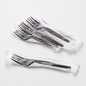 Fork Individually Wrapped Heavy Black - 1000/CS