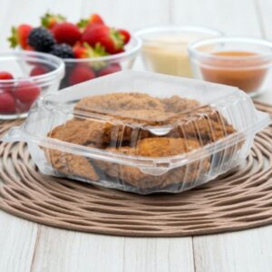 Dart C95PST1 ClearSeal Hinged Lid Plastic Container - 200/Case