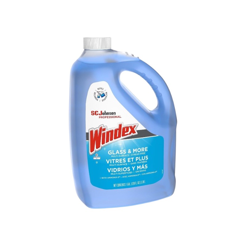 WINDEX AMMONIA-D FRESH GLASS CLEANER 1 GALLON BLUE 4/CS