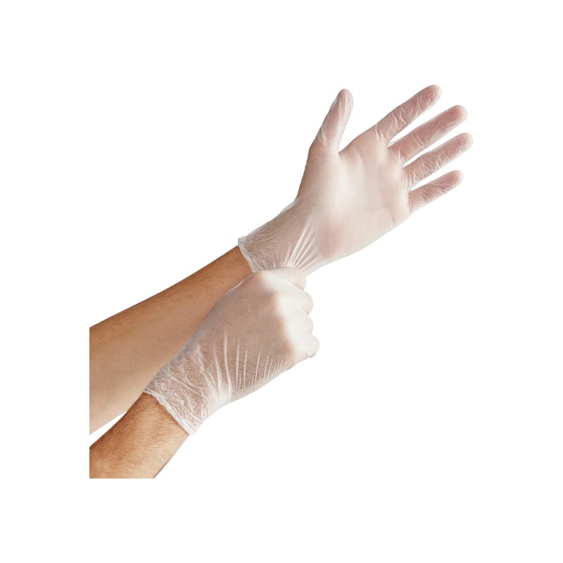 VINYL CLEAR SMALL GLOVES 1000/CS