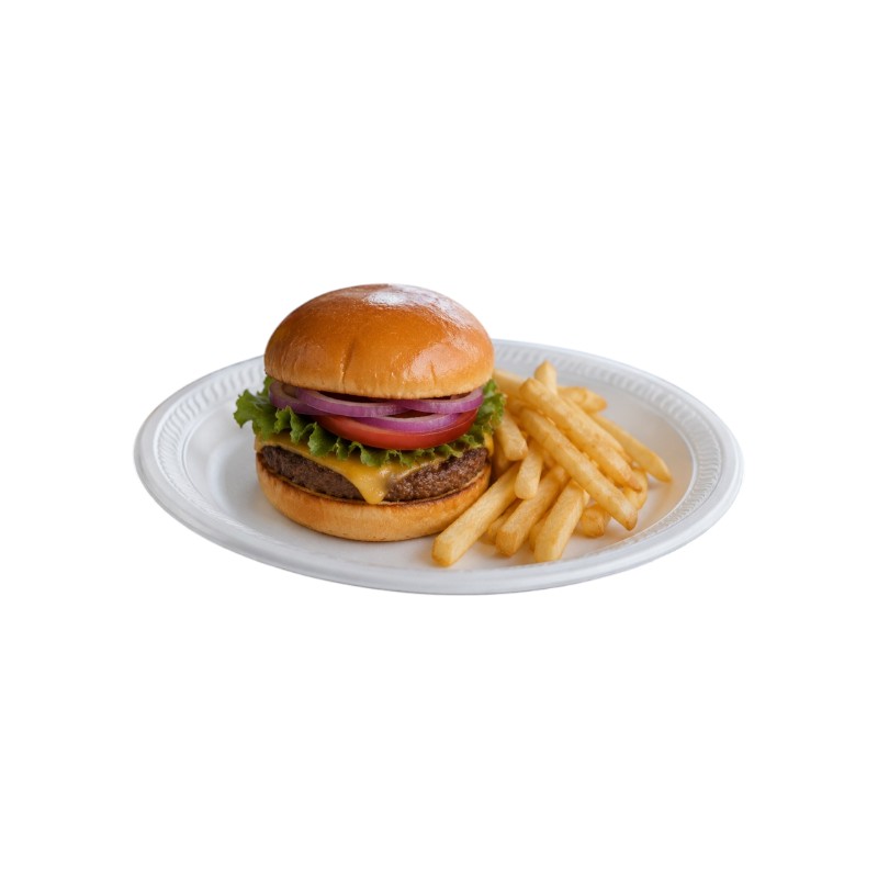 ECOPAX – PLATES 6″ WHITE FOAM 1000/CS