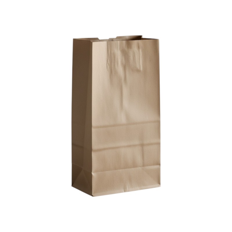 Duro 12 lb. Natural Kraft Paper Bag – 500/Bundle