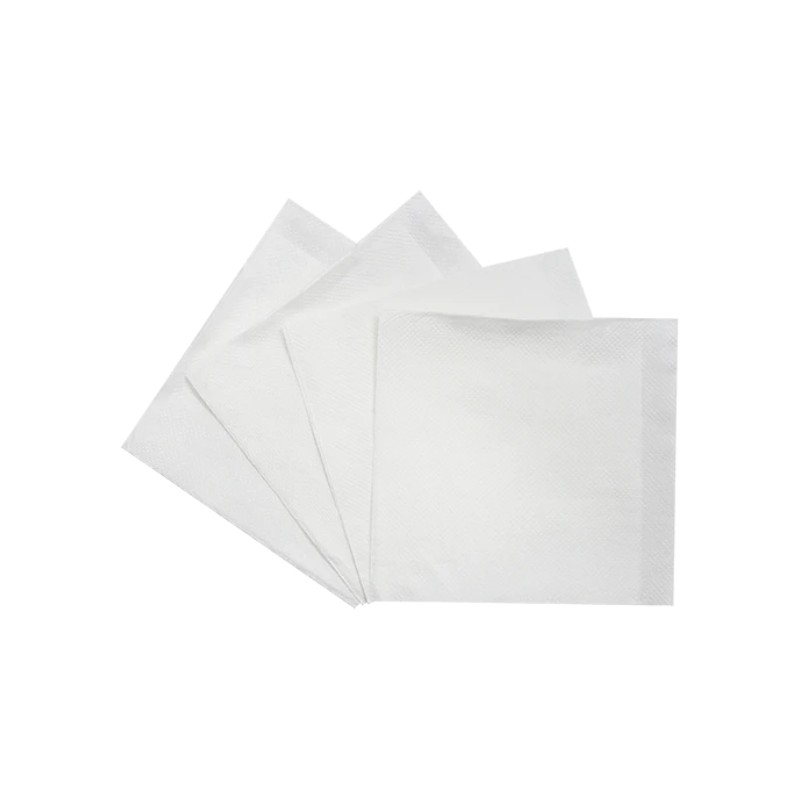 Beverage Napkins 9X9 IN White 1 Ply 500/8 Packs – 4000/Case