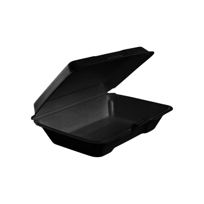 ECOPAX – BLACK 9X6X3 FOAM CONTAINER 200/CASE